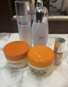 スキンケアセット　5点セット　化粧水　クリーム　化粧下地