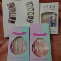 ネイルチップ5セットJ