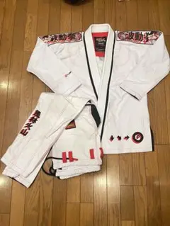 ブラジリアン柔術着　ストリートファイターコラボ　リュウ　サイズA1 白　波動拳