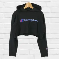 Champion チャンピオン パーカー ブラック 春秋 Lサイズ　b185のサムネイル