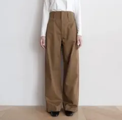 searoomlynn ウェストギャザーcanvasストレートパンツ - メルカリ