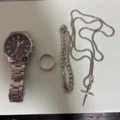 GENEVA 腕時計 リング ネックレス 3点セット