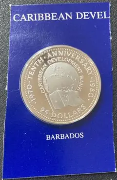 フランクリンミント　バルバドス島　史上初の公式貨幣 Yahoo!オークション -「バルバドスコイン」の落札相場・落札価格