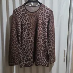 GKITALIYA ヒョウ柄 カットソー アニマル柄
