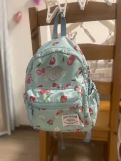 KidsForet リュック イチゴ サクランボ柄