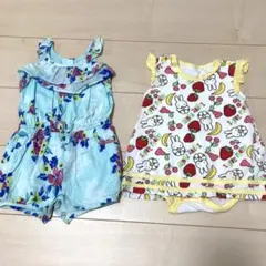ロンパース　夏　ミッフィー　2点セット