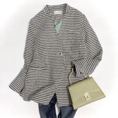 と*り様 Lily Brown ツイードノーカラージャケット ジャコット ミックのサムネイル