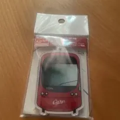赤い電車型ICカードホルダー モビリーデイズ