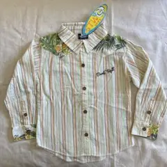 【新品未使用】美品　STW Mサイズ 長袖シャツ　サーフブランド　子供服　キッズ