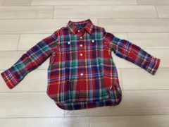 ポロ・ラルフローレン　チェック柄 長袖シャツ 100cm