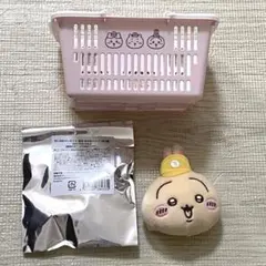 【２点セット】ちいかわマーケット ノベルティ / ミニカゴ おかおバッジ うさぎ