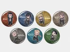 進撃の巨人　SMILE BASE CAFE ランダム缶バッジ　フルコンプセット