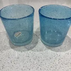 琉球ガラス　ペアグラス　ロックグラス