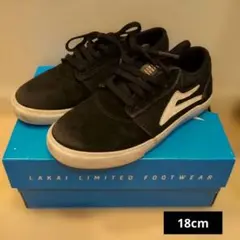 Lakai スケートシューズ 黒 18cmのサムネイル