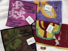 ランダム④【４枚組】　鬼滅の刃　宇髄天元　胡蝶しのぶ　蟲柱　岩柱　ミニタオル