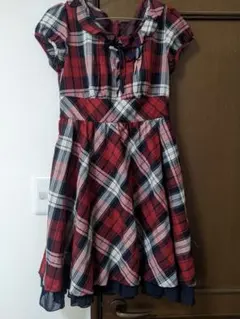 チェック柄　激可愛ワンピ　S～Mサイズ