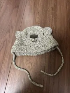 美品　H&M クマ耳 ニット帽 1-2Y