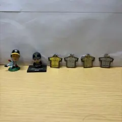 阪神タイガース フィギュア キーホルダー 6点セット　阪神コレクション