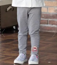 【未使用】アンパンマン　刺繍　ボーダー　レギンス