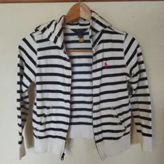 Polo Ralph Lauren ストライプパーカー M(8-10)