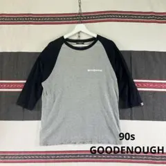 90s00s GOODENOUGH ラグランスリーブカットソー ビンテージ 希少のサムネイル