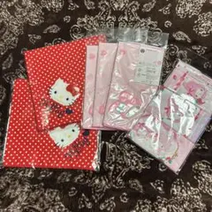 ハローキティ・マイメロディ ランチクロス6セット