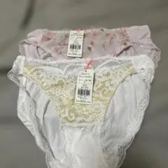 新品タグ付き！アモスタイル　ショーツ2枚セット　ピンク　ホワイト　3080円