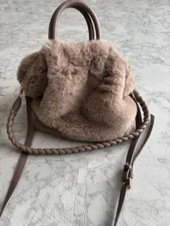 ユナイテッドアローズ　ファーバッグ