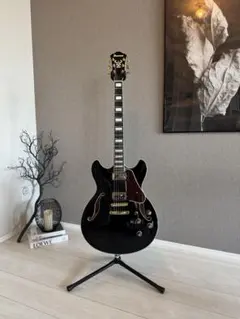 Ibanez AS93BC Black アイバニーズ セミアコ ホロウギターのサムネイル