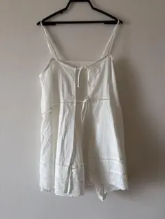 ローリーズファーム　2WAY コットンレースミニワンピース【前後着用可能】