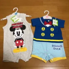 ドナルド ロンパース 70 80 ２点