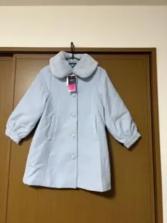 【新品タグ付き】ジェニー　コート　薄水色　140 ジェニィラブ