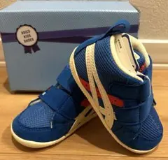 【新品】asics ベビーシューズ 13cm アシックス ブルー スクスク