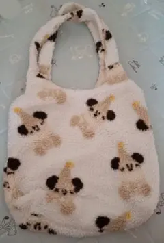 リルリンリン　トートバッグ　もこもこ　ディズニー　クリスマス　冬　公式グッズ