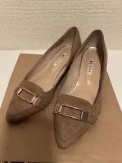 DIANA ダイアナ スエード ブラウン パンプス 25cm