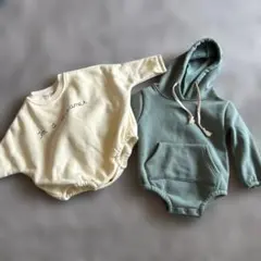 韓国風　ベビーロンパース　６６センチ