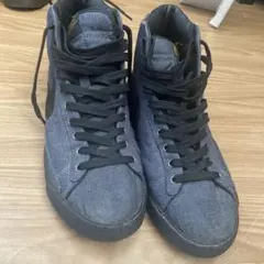 コンバース　デニム生地　ハイカットスニーカー