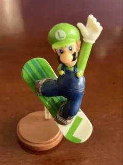 チョコエッグ スーパーマリオ　ルイージ スノボー