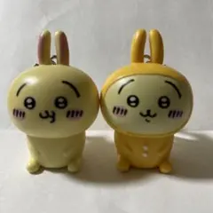 ②ちいかわ うさぎ めじるしアクセサリー フィギュア 2個セット