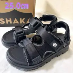 最終値下げ❗️新品未使用SHAKA x COEL コラボ スポーツサンダル黒25のサムネイル