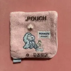 PEANUTS スヌーピー .POUCH タオルポーチ ピンクのサムネイル