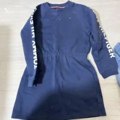 Tommy Hilfiger ネイビー 長袖ワンピース