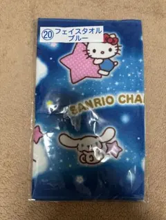 2025年サンリオキャラクター大賞当たりくじ　フェイスタオル ブルー