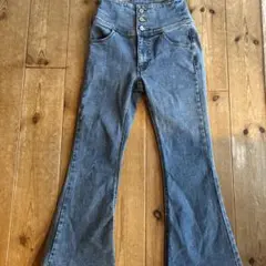 WEGO ブーツカットデニム S