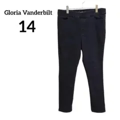 Gloria Vanderbilt 【14】 ブラックスキニーパンツ　レギパン