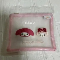 サンリオ　ピューロランド　 マイメロディ メッシュポーチ　ピアノ