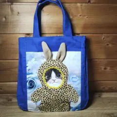 コヤンイサムチョン着ぐるみ兎ジョ–ズ君 ふっくらト–トバッグ