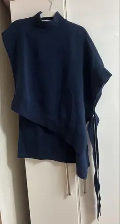 送料込み! MURUA ムルーア 変形ベストニット