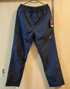 ASICS アシックストリコットトレーニングパンツ ネイビーL