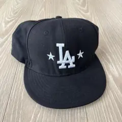 New Era LAロゴ ベースボールキャップ 黒